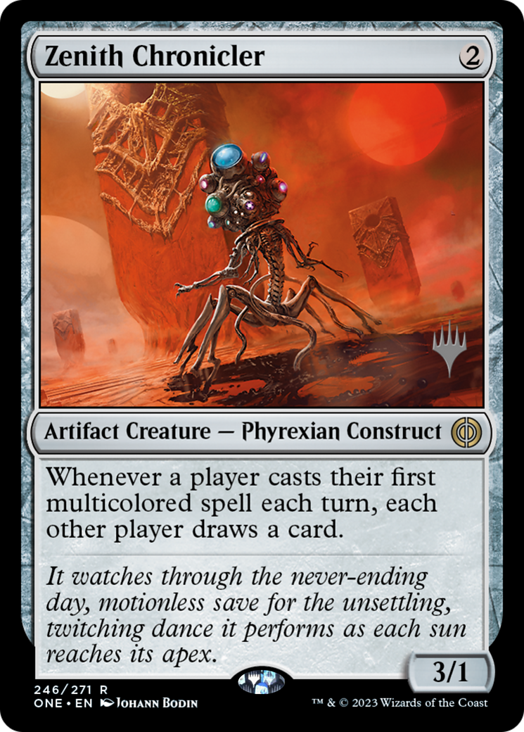 Zenith Chronicler (Promo Pack) [Phyrexia: All Will Be One Promos] | Game Master's Emporium (The New GME)