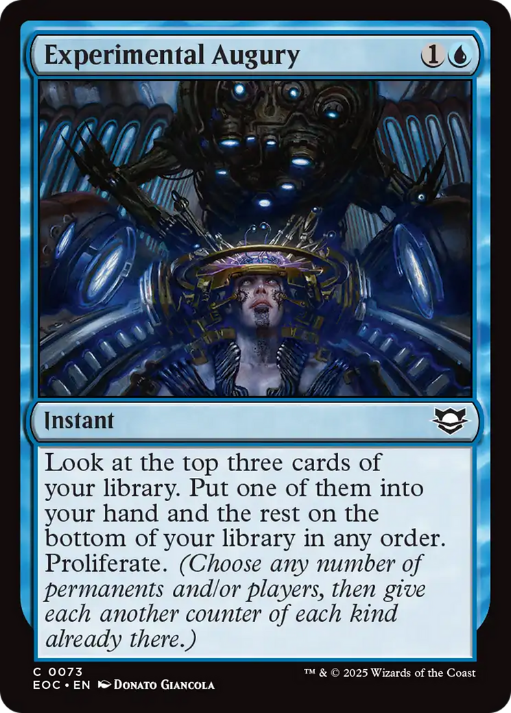 Experimental Augury [Edge of Eternities Commander] | Game Master's Emporium (The New GME)