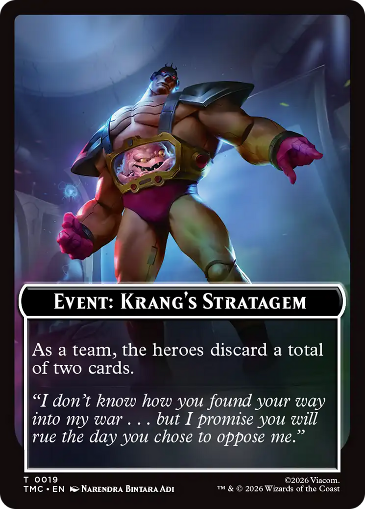 Event: Krang's Stratagem [Teenage Mutant Ninja Turtles Commander Tokens] | Game Master's Emporium (The New GME)