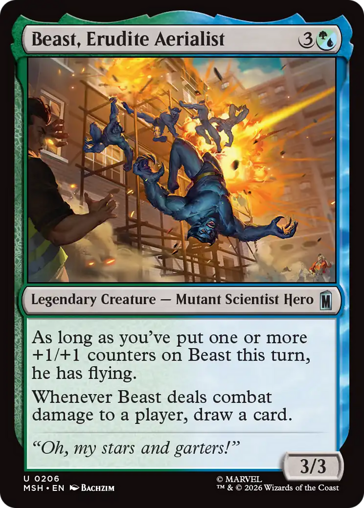 Beast, Erudite Aerialist [Marvel Super Heroes] | Game Master's Emporium (The New GME)