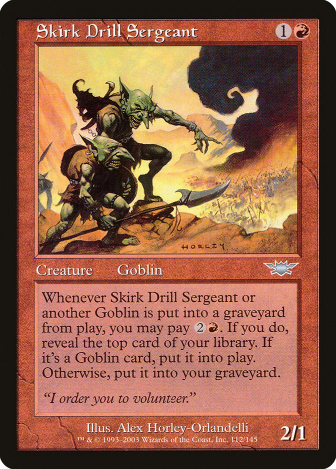 Skirk Drill Sergeant [Legions] | Game Master's Emporium (The New GME)