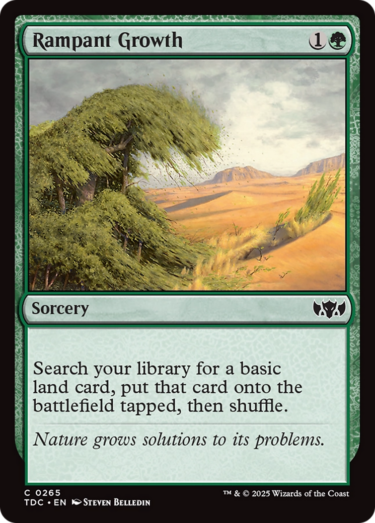 Rampant Growth [Tarkir: Dragonstorm Commander] | Game Master's Emporium (The New GME)