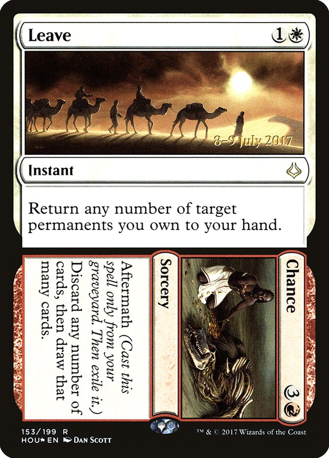 Leave // Chance [Hour of Devastation Prerelease Promos] | Game Master's Emporium (The New GME)