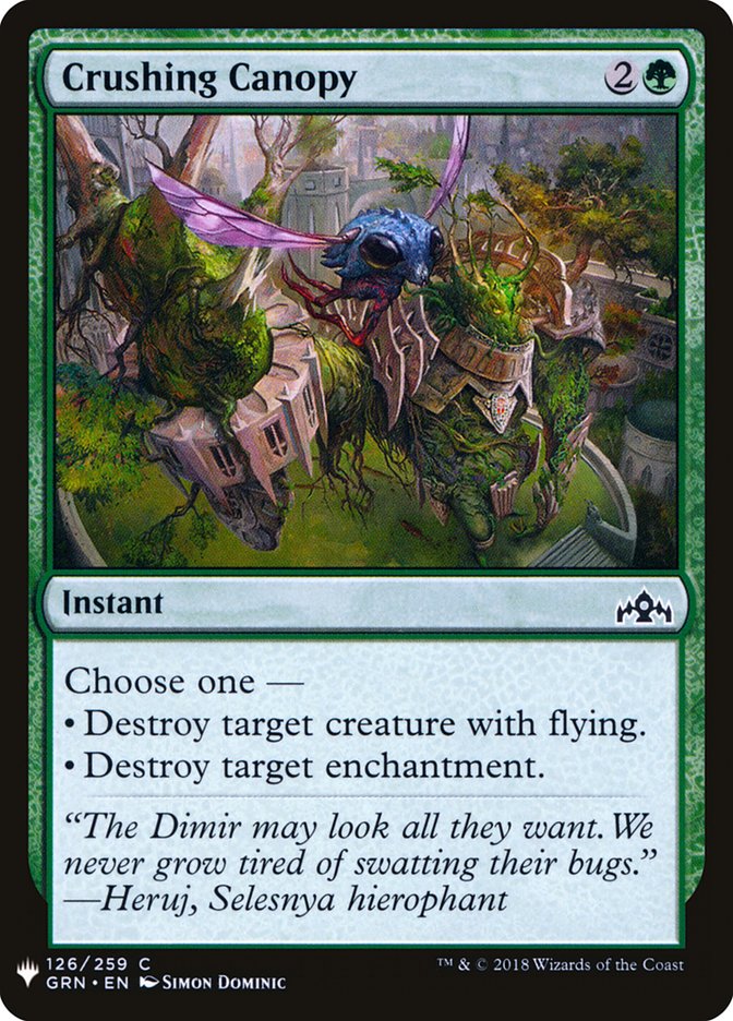 Crushing Canopy [Mystery Booster] | Game Master's Emporium (The New GME)