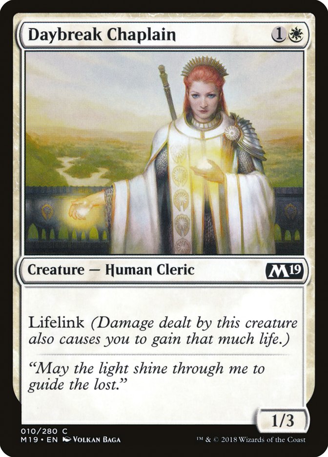 Daybreak Chaplain [Core Set 2019] | Game Master's Emporium (The New GME)