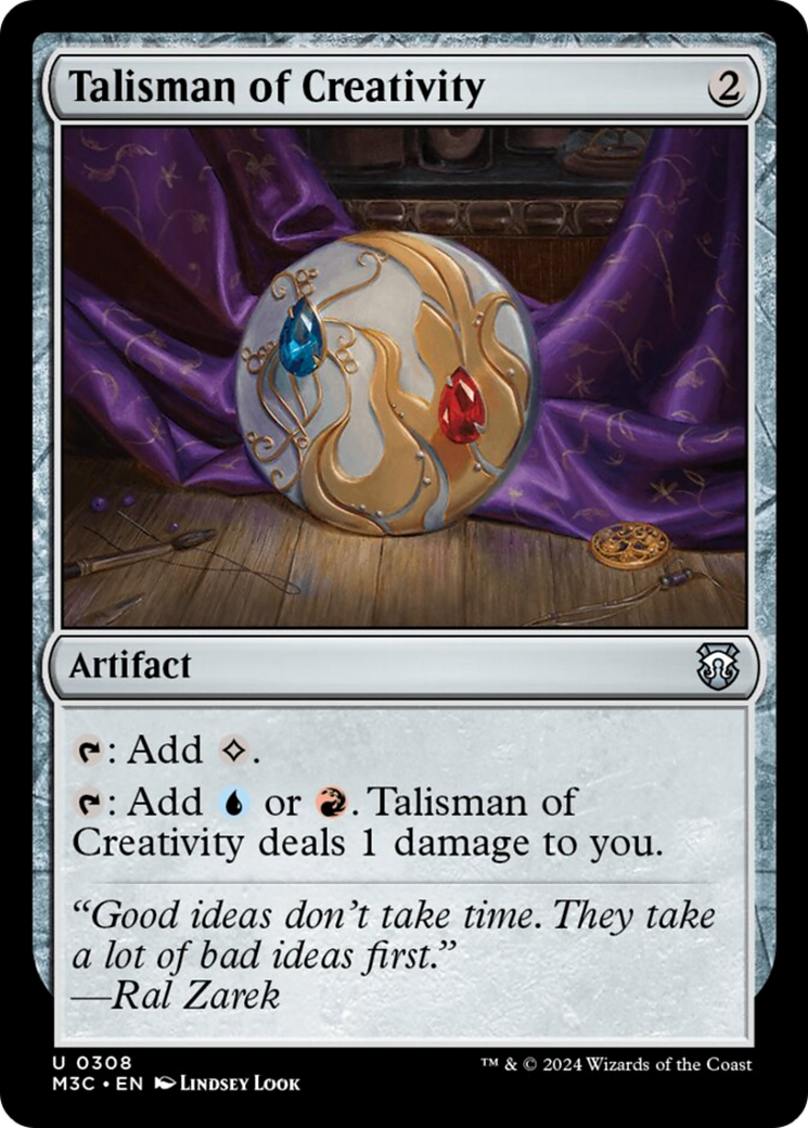 Talisman of Creativity [Modern Horizons 3 Commander] | Game Master's Emporium (The New GME)