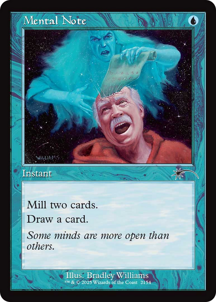 Mental Note (Retro Frame) [Secret Lair Drop Series] | Game Master's Emporium (The New GME)