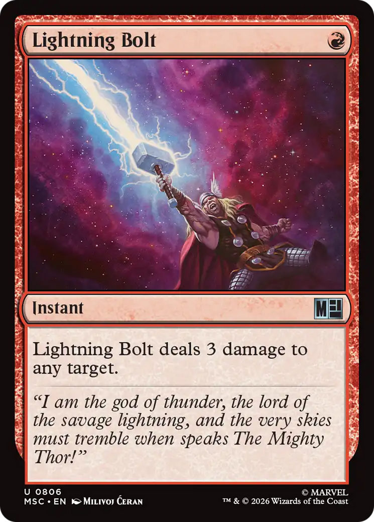 Lightning Bolt [Marvel Super Heroes Commander] | Game Master's Emporium (The New GME)