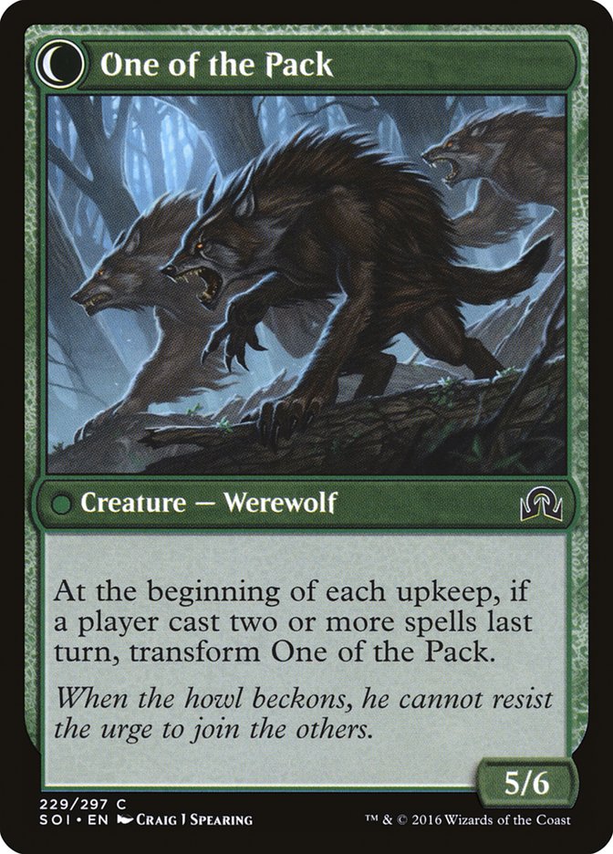 Solitary Hunter // One of the Pack [Shadows over Innistrad] | Game Master's Emporium (The New GME)