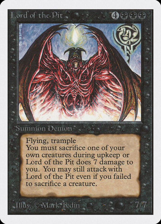 Lord of the Pit [Unlimited Edition] | Game Master's Emporium (The New GME)