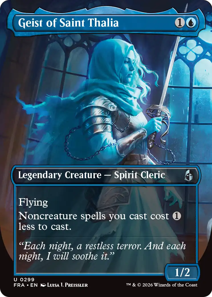 Geist of Saint Thalia (Borderless) [Reality Fracture] | Game Master's Emporium (The New GME)