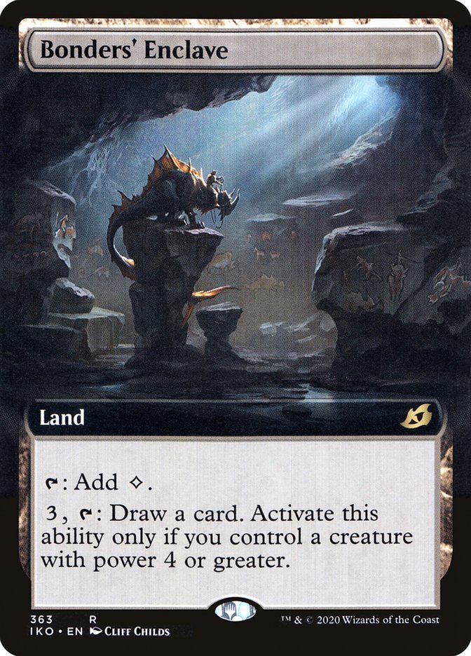 Bonders' Enclave (Extended Art) [Ikoria: Lair of Behemoths] | Game Master's Emporium (The New GME)