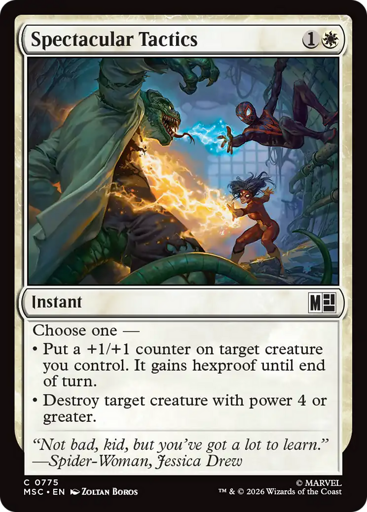 Spectacular Tactics [Marvel Super Heroes Commander] | Game Master's Emporium (The New GME)