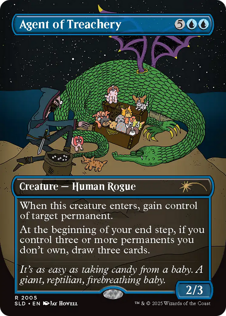Agent of Treachery (Rainbow Foil) [Secret Lair Drop Series] | Game Master's Emporium (The New GME)