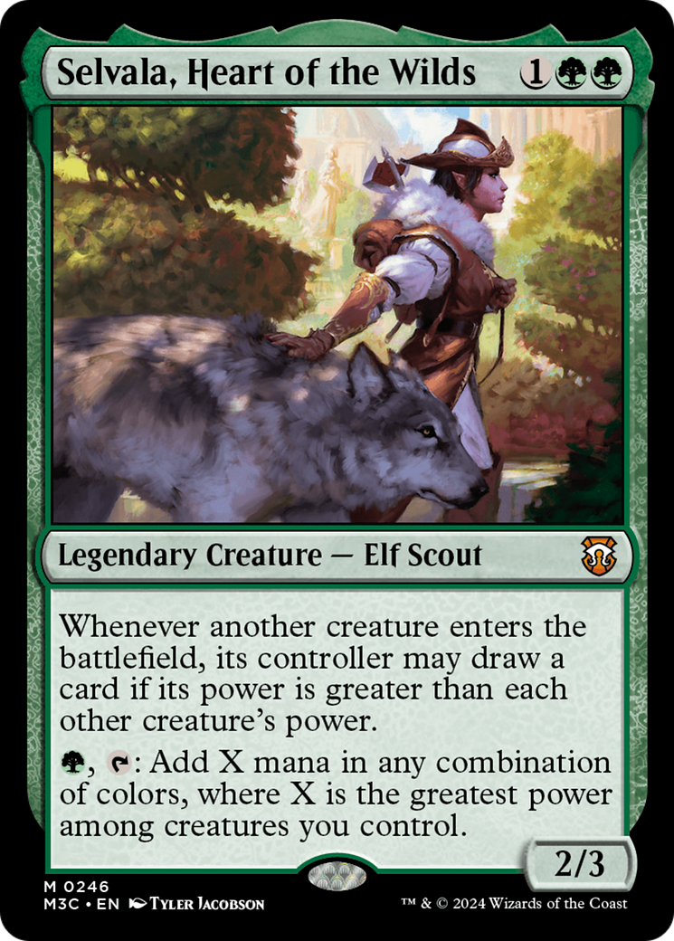Selvala, Heart of the Wilds [Modern Horizons 3 Commander] | Game Master's Emporium (The New GME)