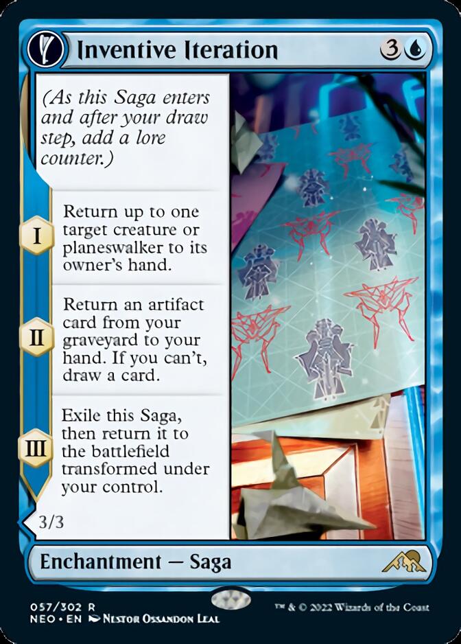 Inventive Iteration // Living Breakthrough [Kamigawa: Neon Dynasty] | Game Master's Emporium (The New GME)
