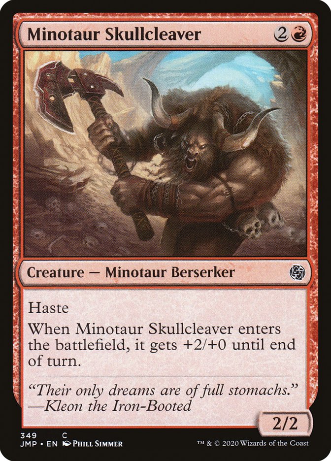 Minotaur Skullcleaver [Jumpstart] | Game Master's Emporium (The New GME)
