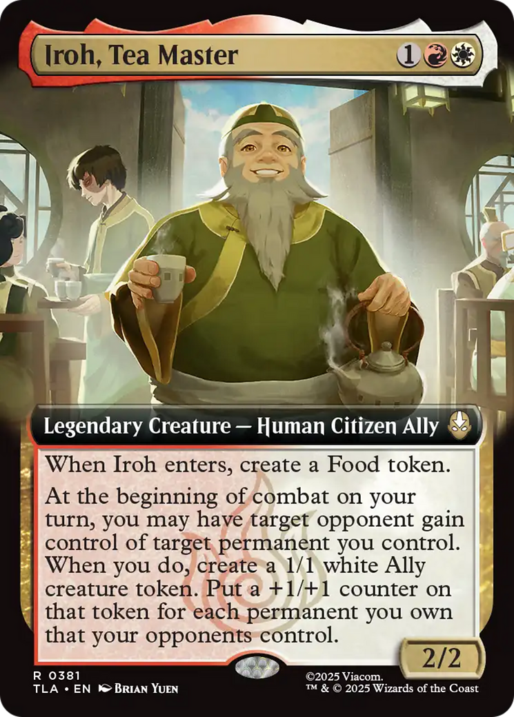 Iroh, Tea Master (Extended Art) [Avatar: The Last Airbender] | Game Master's Emporium (The New GME)