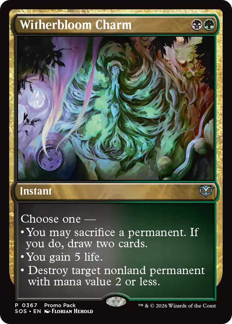 Witherbloom Charm [Secrets of Strixhaven Promos] | Game Master's Emporium (The New GME)