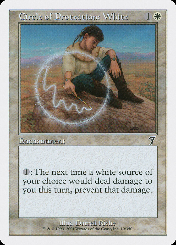 Circle of Protection: White [Seventh Edition] | Game Master's Emporium (The New GME)