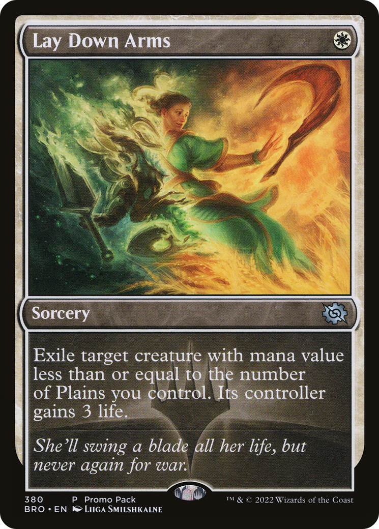 Lay Down Arms (Promo Pack) [The Brothers' War Promos] | Game Master's Emporium (The New GME)