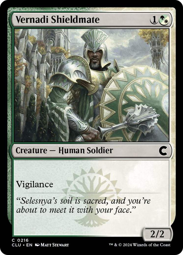 Vernadi Shieldmate [Ravnica: Clue Edition] | Game Master's Emporium (The New GME)