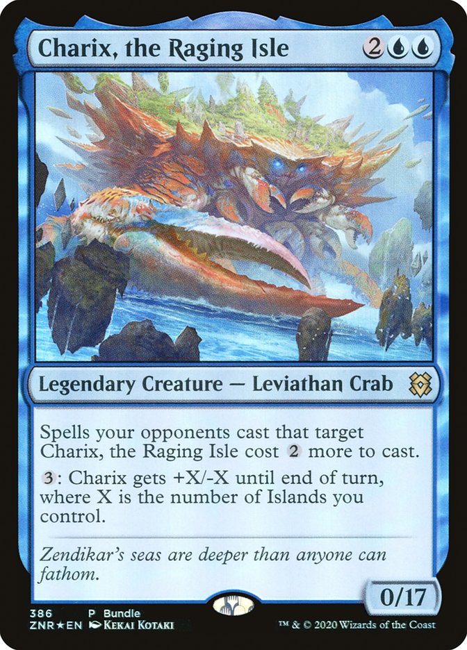 Charix, the Raging Isle (386) [Zendikar Rising Promos] | Game Master's Emporium (The New GME)