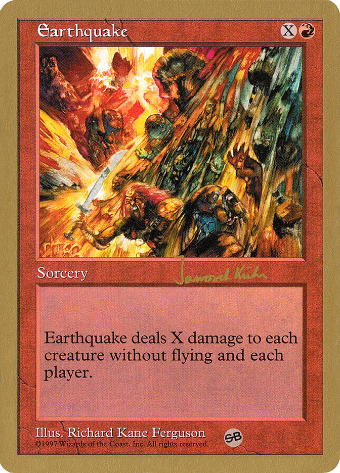 Earthquake (Janosch Kuhn) (SB) [World Championship Decks 1997] | Game Master's Emporium (The New GME)