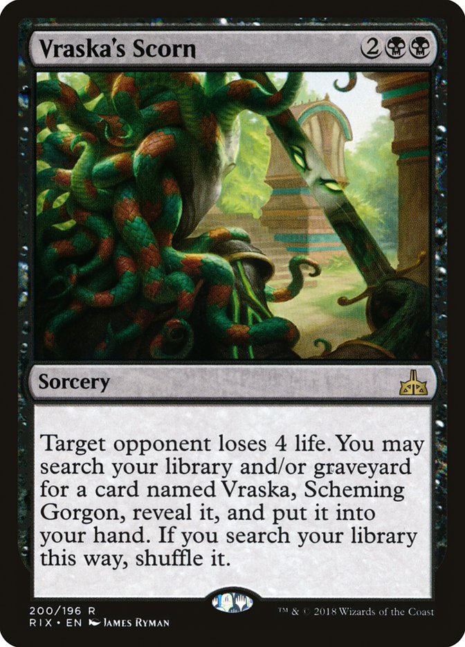 Vraska's Scorn [Rivals of Ixalan] | Game Master's Emporium (The New GME)