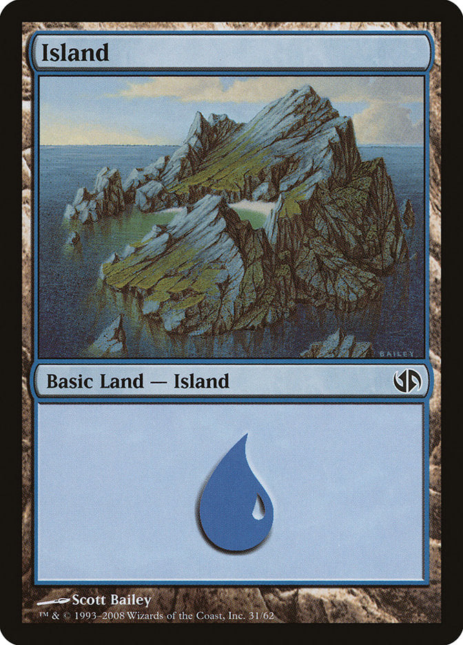 Island (31) [Duel Decks: Jace vs. Chandra] | Game Master's Emporium (The New GME)