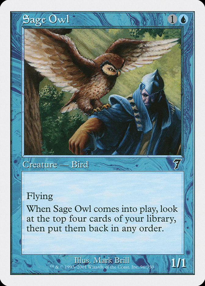 Sage Owl [Seventh Edition] | Game Master's Emporium (The New GME)