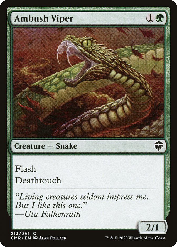 Ambush Viper [Commander Legends] | Game Master's Emporium (The New GME)