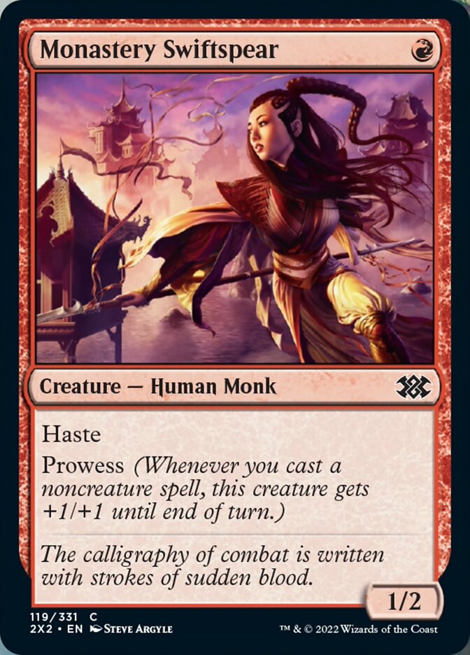 Monastery Swiftspear [Double Masters 2022] | Game Master's Emporium (The New GME)
