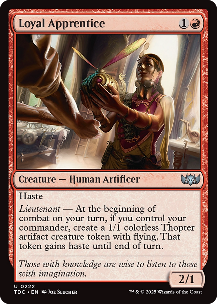 Loyal Apprentice [Tarkir: Dragonstorm Commander] | Game Master's Emporium (The New GME)
