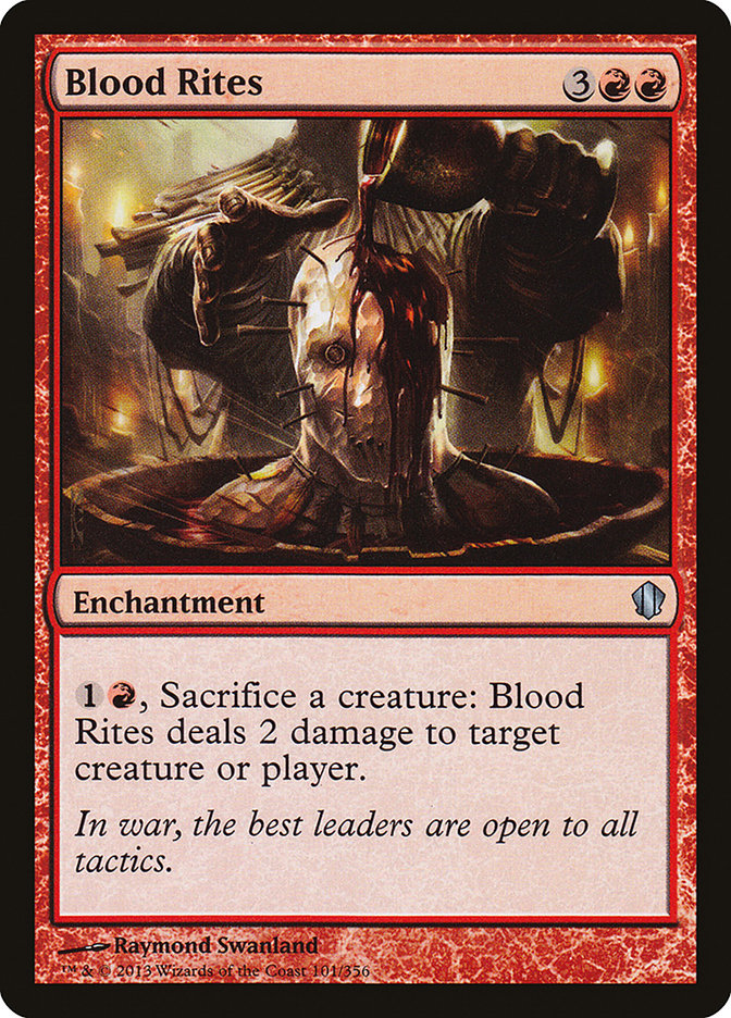 Blood Rites [Commander 2013] | Game Master's Emporium (The New GME)