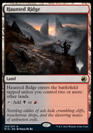 Haunted Ridge (Promo Pack) [Innistrad: Midnight Hunt Promos] | Game Master's Emporium (The New GME)