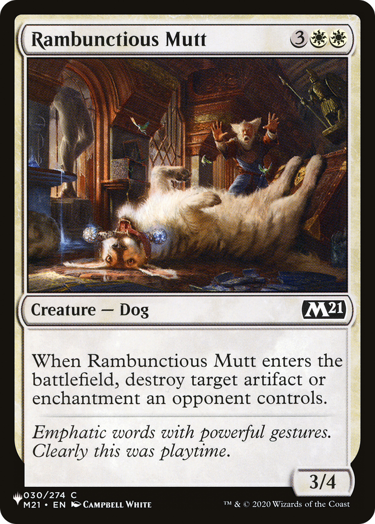 Rambunctious Mutt [The List Reprints] | Game Master's Emporium (The New GME)