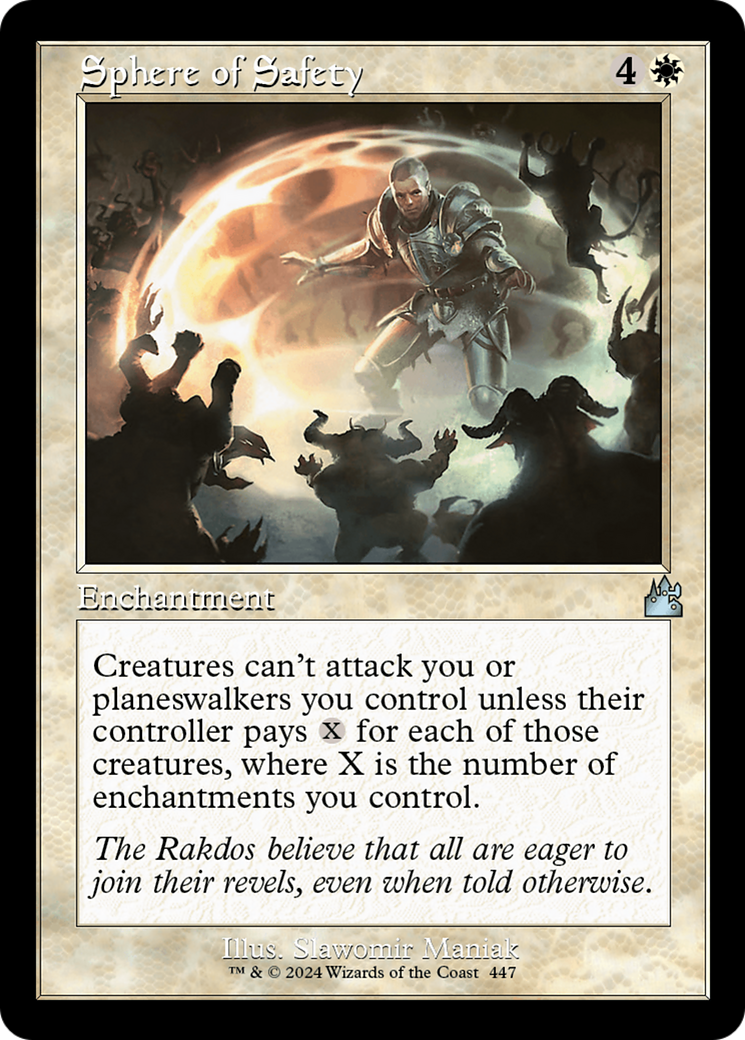 Sphere of Safety (Retro Frame) [Ravnica Remastered] | Game Master's Emporium (The New GME)