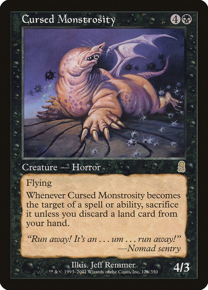 Cursed Monstrosity [Odyssey] | Game Master's Emporium (The New GME)