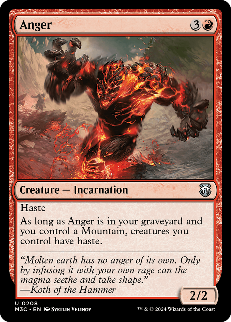 Anger [Modern Horizons 3 Commander] | Game Master's Emporium (The New GME)