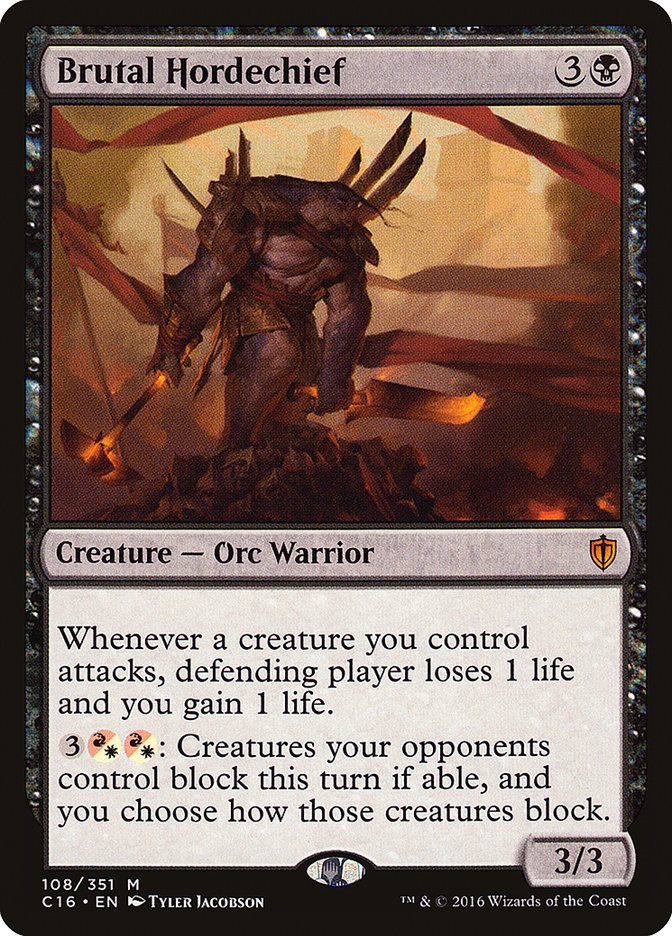Brutal Hordechief [Commander 2016] | Game Master's Emporium (The New GME)