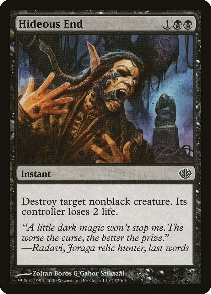 Hideous End [Duel Decks: Garruk vs. Liliana] | Game Master's Emporium (The New GME)