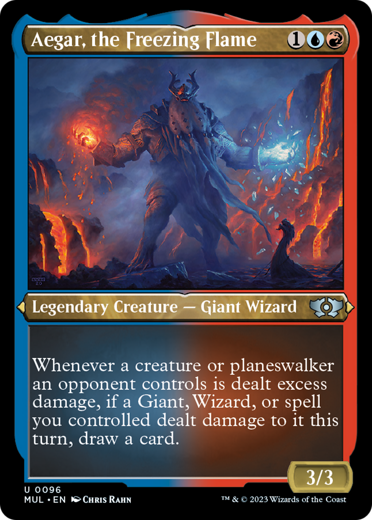Aegar, the Freezing Flame (Foil Etched) [Multiverse Legends] | Game Master's Emporium (The New GME)