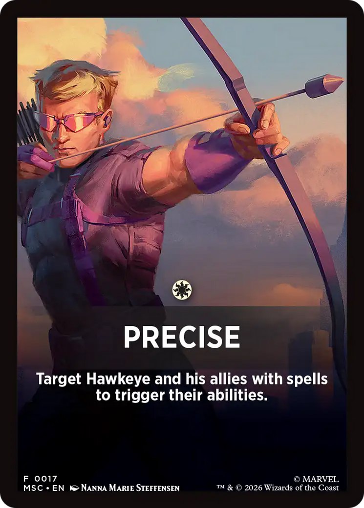 Precise Theme Card [Marvel Super Heroes Commander] | Game Master's Emporium (The New GME)