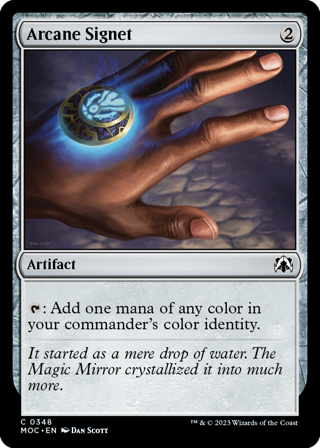 Arcane Signet [March of the Machine Commander] | Game Master's Emporium (The New GME)