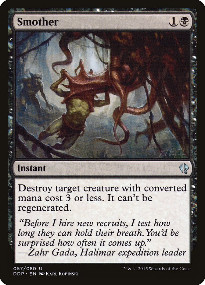 Smother [Duel Decks: Zendikar vs. Eldrazi] | Game Master's Emporium (The New GME)
