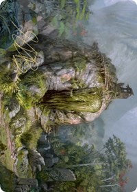 Gnottvold Slumbermound Art Card (Gold-Stamped Signature) [Kaldheim Art Series] | Game Master's Emporium (The New GME)