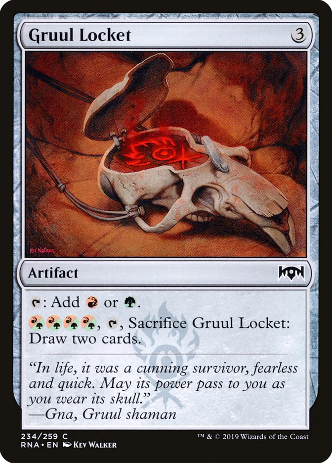 Gruul Locket [Ravnica Allegiance] | Game Master's Emporium (The New GME)