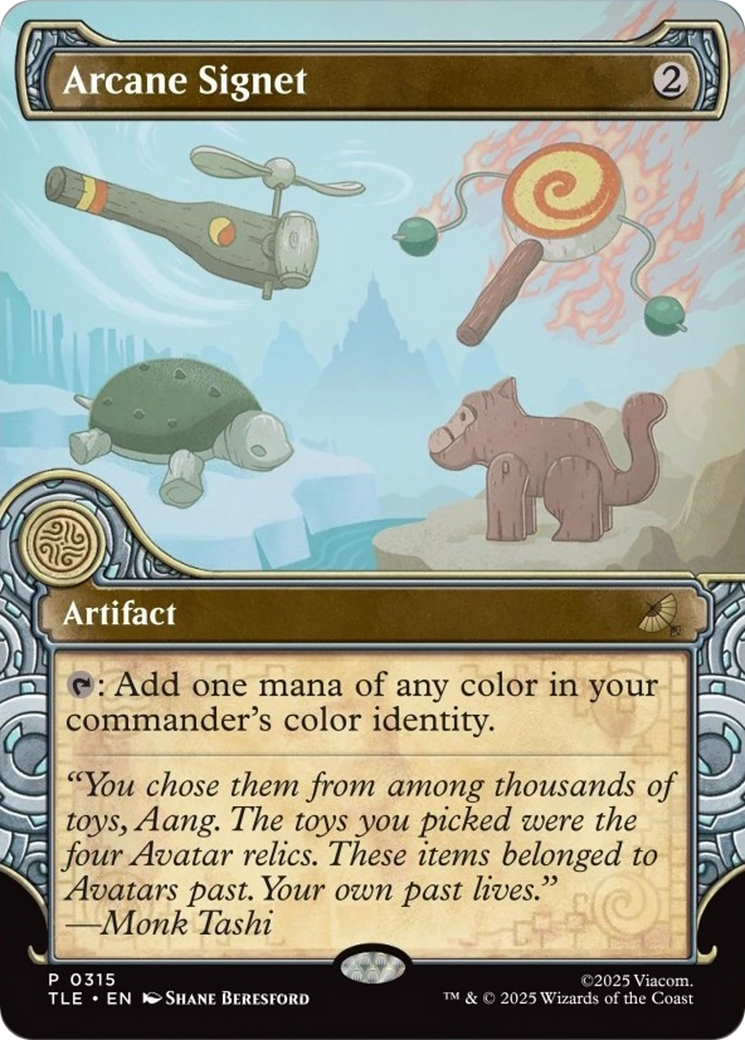 Arcane Signet (Showcase) [Avatar: The Last Airbender: Eternal-Legal] | Game Master's Emporium (The New GME)
