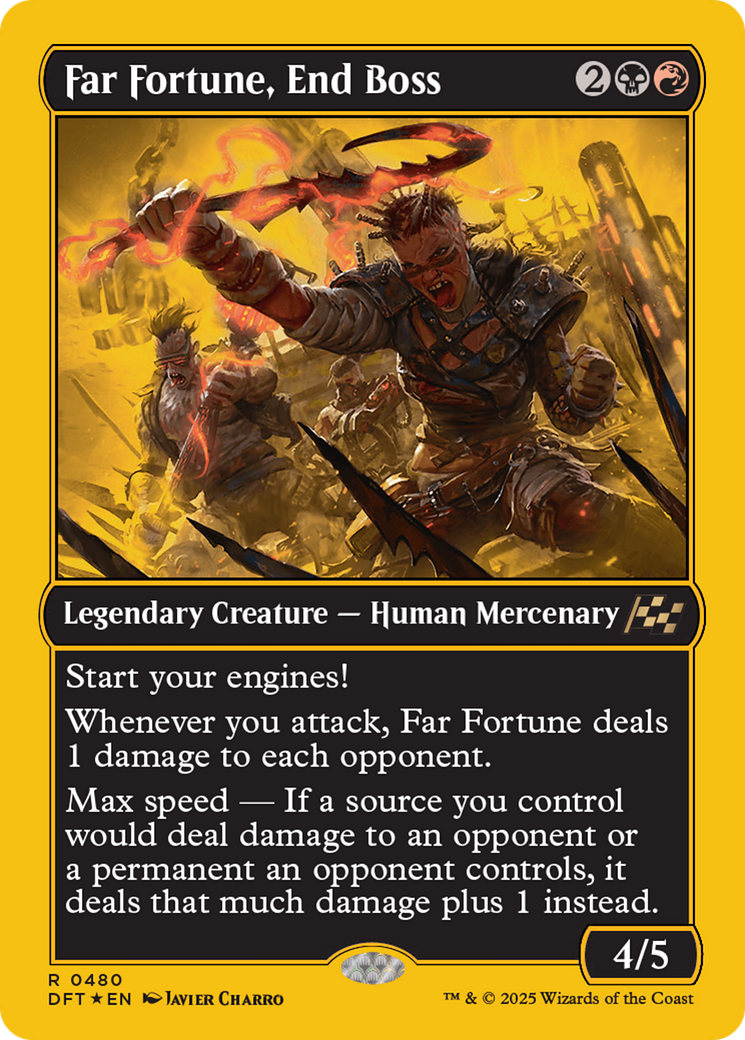 Far fortune, End Boss (First-Place Foil) [Aetherdrift] | Game Master's Emporium (The New GME)